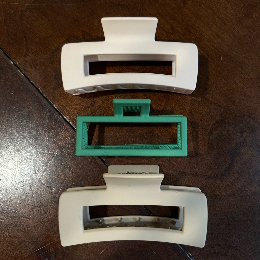 3 pack of claw clips